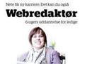 Webredaktør - 6 uger for ledige