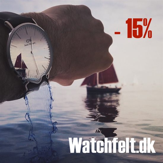 40% rabat på Watchfelt.dk - Daniel Wellington, mfl.