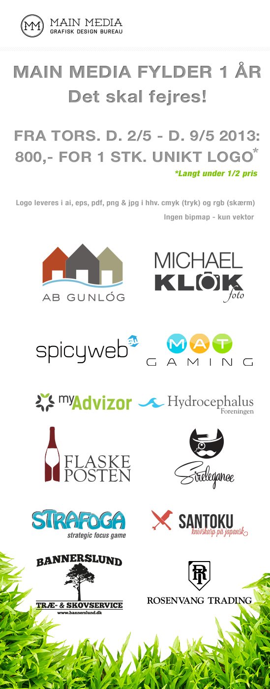 Tilbud på logodesign fra Main Media